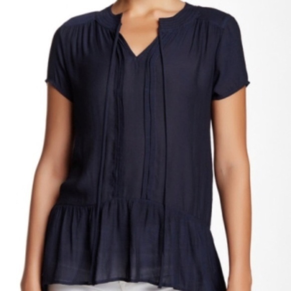 RO & DE Sheer Gauze Hi Lo Top - Picture 3 of 6